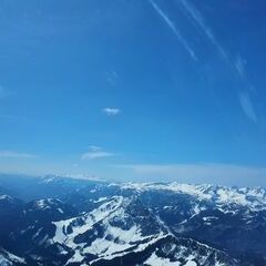 Flugwegposition um 12:19:37: Aufgenommen in der Nähe von Hall, 8911 Hall, Österreich in 2345 Meter